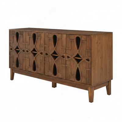 Versatile Mid Century Modern Storage Cabinet for All Rooms, Enhancing Organization and Aesthetics.