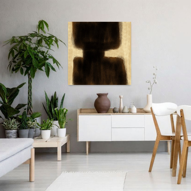 Art contemporain abstrait contemporain, H 36 po x l 36 po
