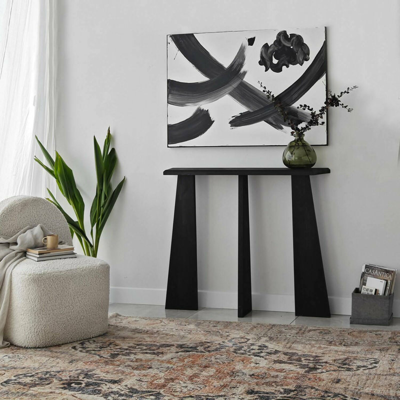 Hanford 100cm Console Table, Anthracite