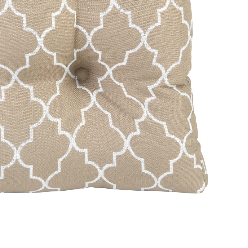 Non-Slip Dining Room And Kitchen Seat Cushions, 15 X 15 X 3 Inches, Tan