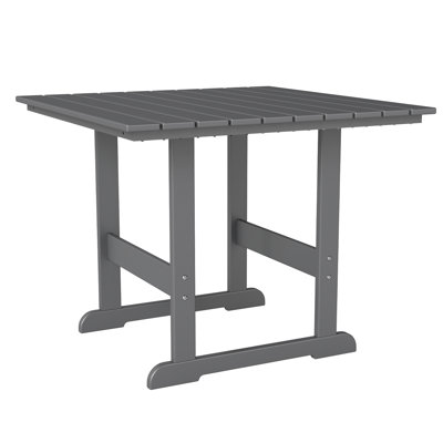 Table de salle à manger d'extérieur HDPE