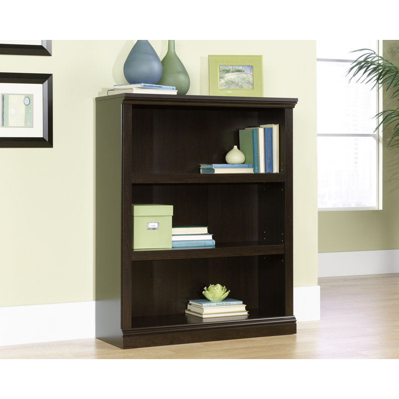 Hartman Bookcase, Jamocha Wood, (3 Shelves) 43.78" H x 35.28" W x 13.23" D