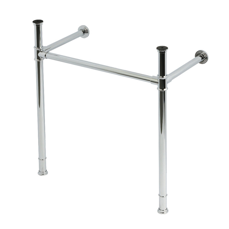 Kingston Brass Fauceture Stainless Steel Console Sink Legs, Polished Chrome