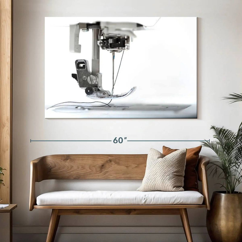 Senne Sewing Machine Close-Up, 34" H x 51" W