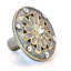 Elegant Jewel Knob - Silver Grey Cloisonne