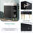 21.6" Black Bathroom vanity
