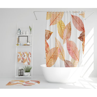 Naveah Polyester Shower Curtain Set