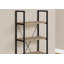 Bibliothèque, bibliothèque, 4 niveaux, 48 po, bureau, métal stratifié pour chambre à coucher-132923087