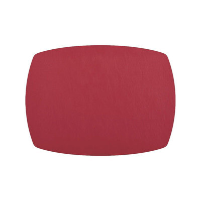 Napperon Mattola, rectangle plus, rouge terre, 14 po x 18 po, ensemble de 6