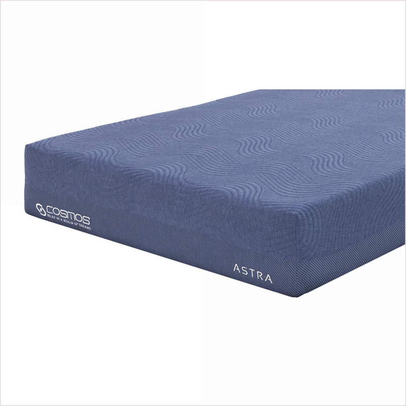 Matelas, base simple en mousse viscoélastique 12 ", roulé et emballé avec housse ultra douce | Mousse | Gris ardoise