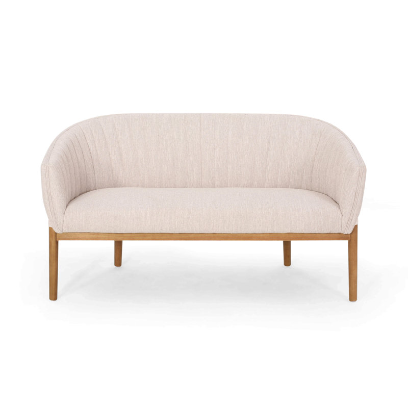 Causeuse pour salon de chambre à coucher, Beige
