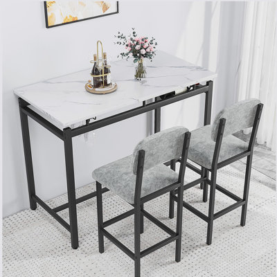 Riebling 2 - Person Four Leg Base Dining Set