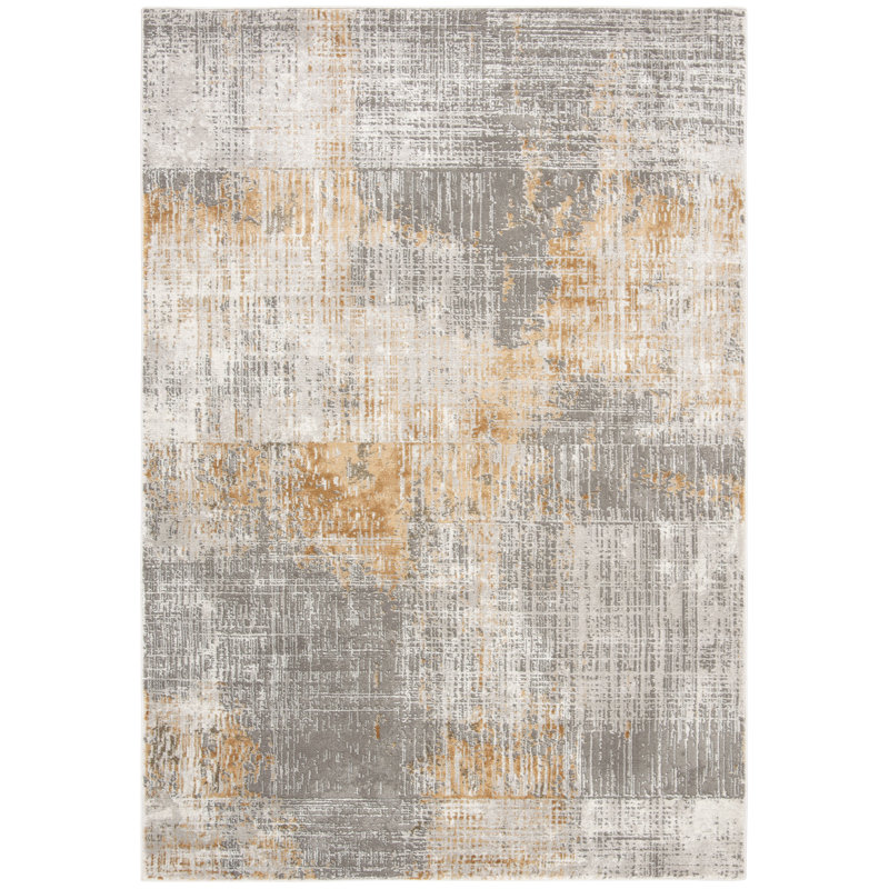 Ahanu Abstract Area Rug, Rectangle 122 x 183 cm