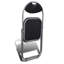  Ensemble de 6 chaises en similicuir noir, pliable standard en acier
