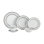 Piece Porcelain China Dinnerware Set - Service for 4
