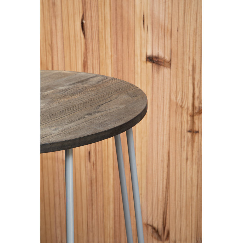 Counter Stool with Metal Frame