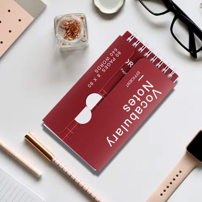 Paper Wordbook Student Mini Wordbook Pocket Notepad Recitation Portable Notebook Ring Buckle Coil Small Notebook