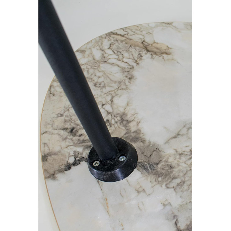 Vandewa 35cm Console Table, White Marble