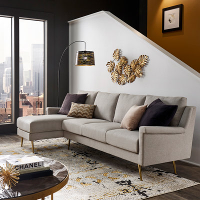 Valerie Upholstered L-Shaped Sectional Reversible