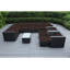 Ensemble de conversation en osier 8 personnes avec coussins Konen Wicker-27685437-53022962
