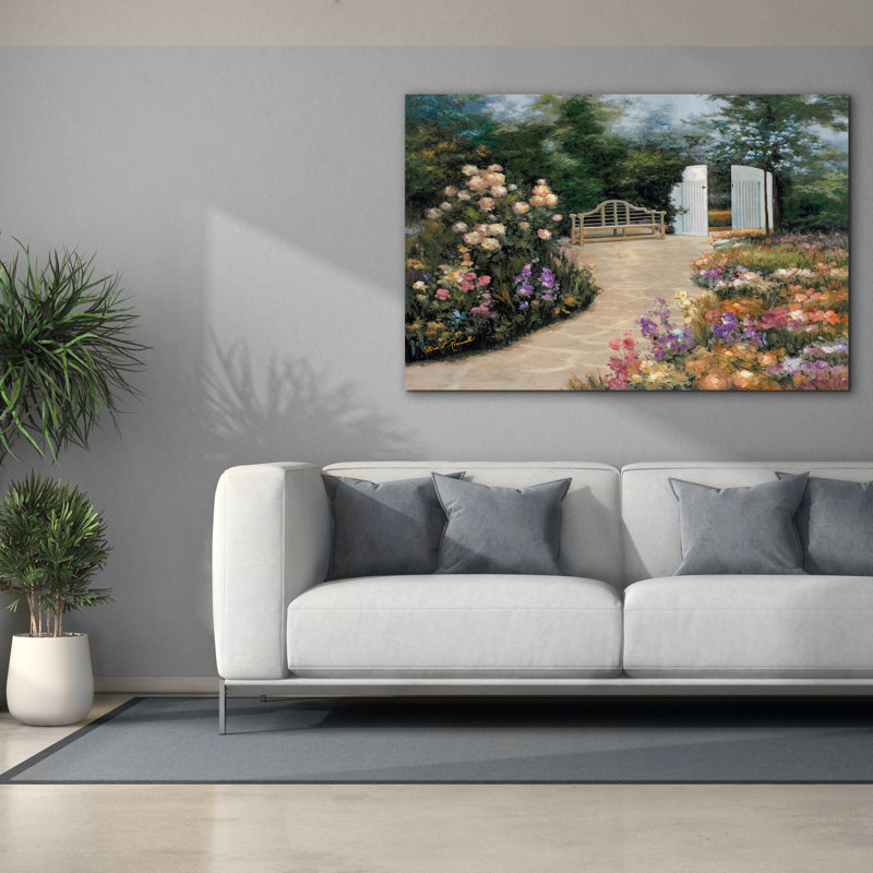 «Garden Enclave» par Diane Romanello, H 40 po x l 60 po x P 1,5 po