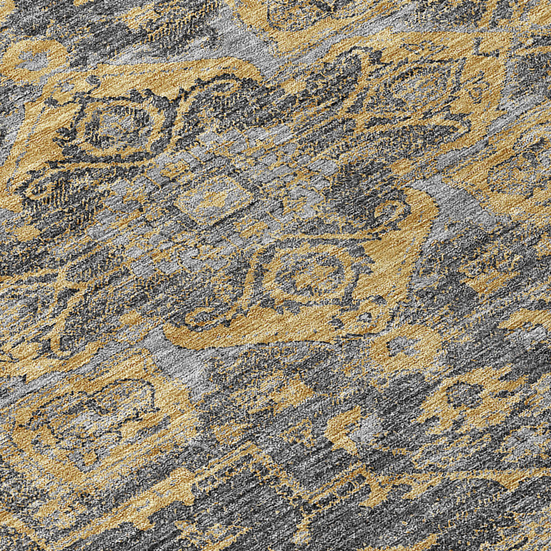 Tapis intérieur / extérieur Ceajay avec envers antidérapant, Rond 8 pi