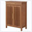 Armoire à chaussures autoportante à 5 niveaux avec tiroir à persiennes