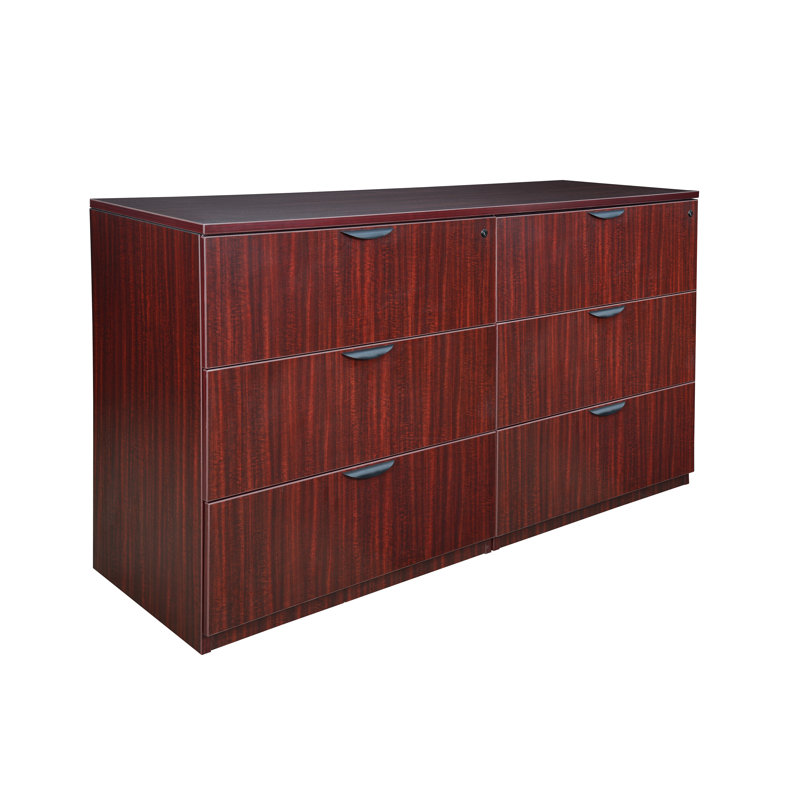 Nickyla Stand Up Side to Side Lateral File/ Lateral File, Mahogany