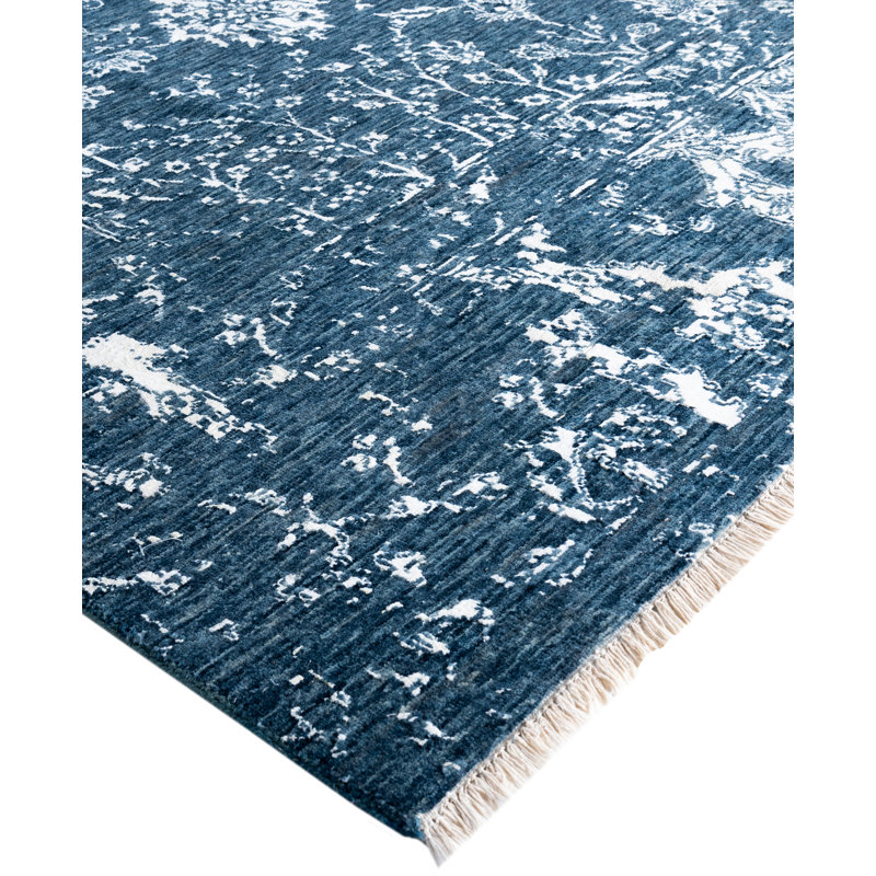 Overdyed One-of-a-Kind 8' 2" X 10' 1" Hand Knotted Area Rug