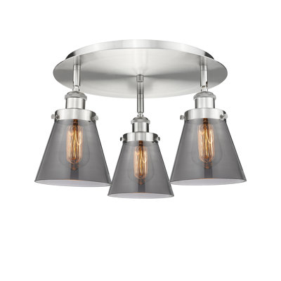 Plafonnier encastré 3 lumières Cone