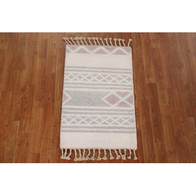 One-of-a-Kind 2' X 3' New Age Wool Area Rug in