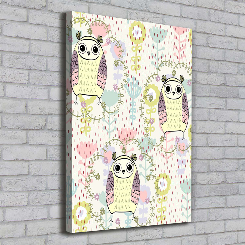 Owls - Wrapped Canvas Print