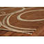 Metropolitan Wool Geometric Area Rug in Brown/Beige-27425132