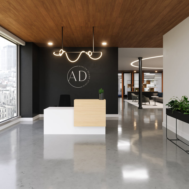 Overture Reception Desk, 41" H x 84" W x 30" D