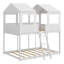 Woodbunk Bed With Roof,Window,Guardrail,Ladder-2083181671