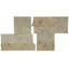 Carreau d'angle mural en pierre naturelle à face clivée Stonecrest Casella Cream 4,5 po x 9 po-44712820
