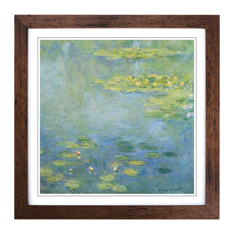 Claude Monet - Single Picture Frame Painting, Walnut
