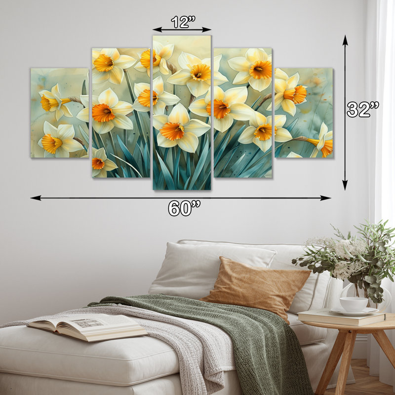 Ensemble de salon Tiago - Daffodils Wall Art
