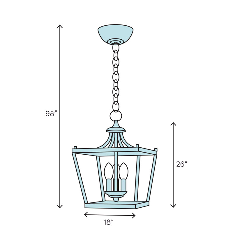 Willaims 3 - Light Lantern Pendant
