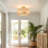 Tamil Rattan Semi Flush Mount-1120871935