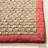 Debroh Natural / Red Fiber Seagrass Solid Color Rug-896193337