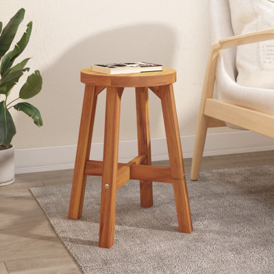 Buckhall Solid Wood Accent Stool