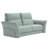Janiyan Microfiber Loveseat In Seafoam