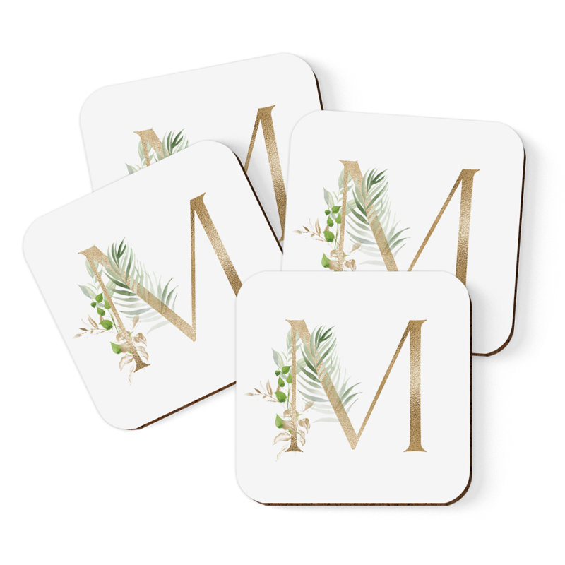 Sous-verre à monogramme Exotic, M