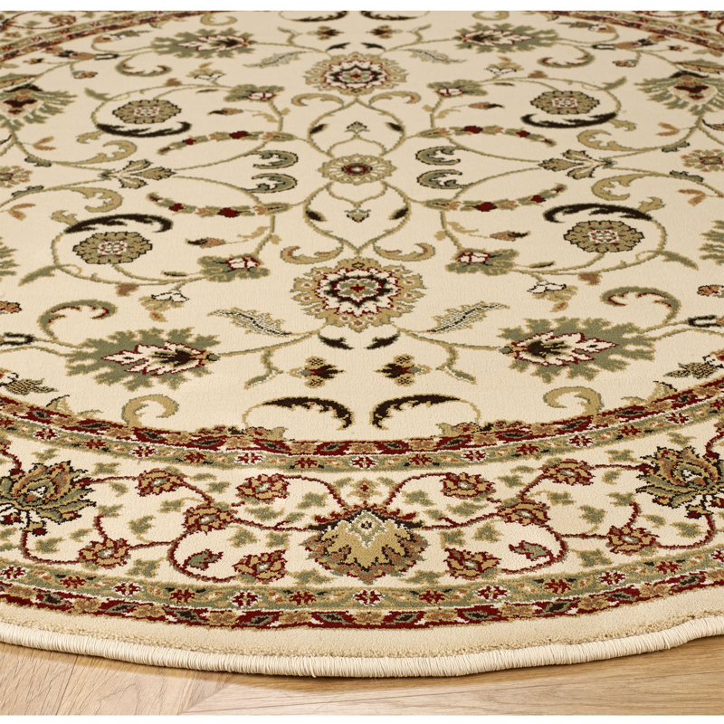 Round Bogle Oriental Area Rug, Round 120cm