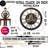 Wall Clock 24" Round Oversized for Living Room decor with Real Moving Gears America Collection-73808860