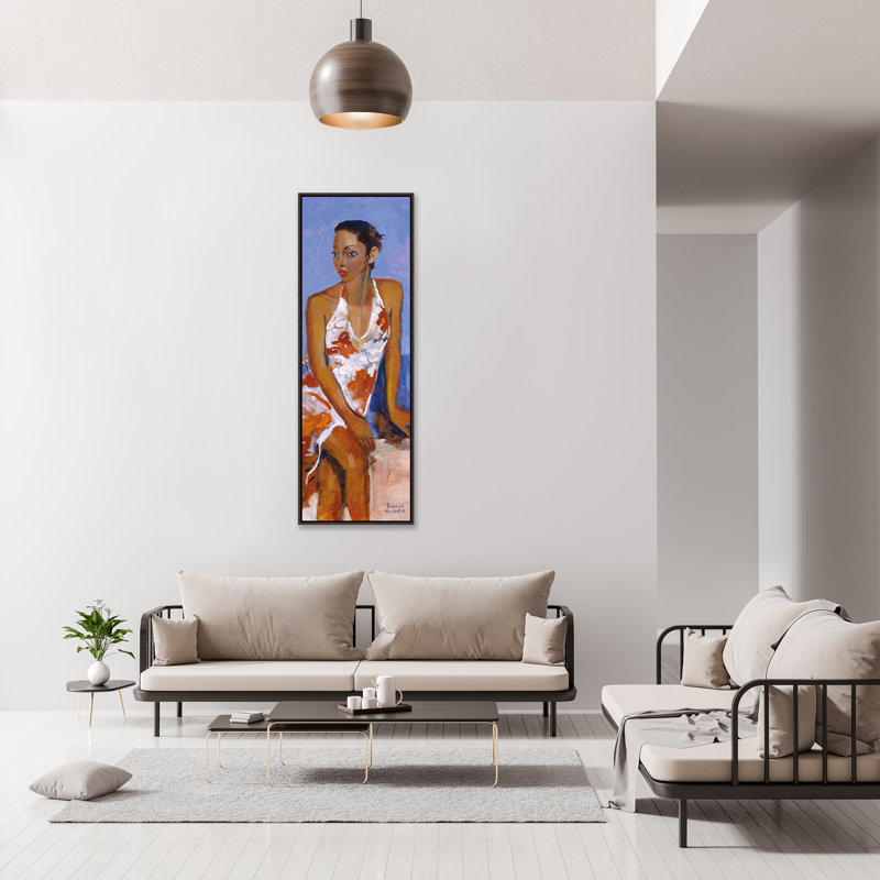 Mulatto Girl Painting by Boscoe Holder, Image Brush Gel
