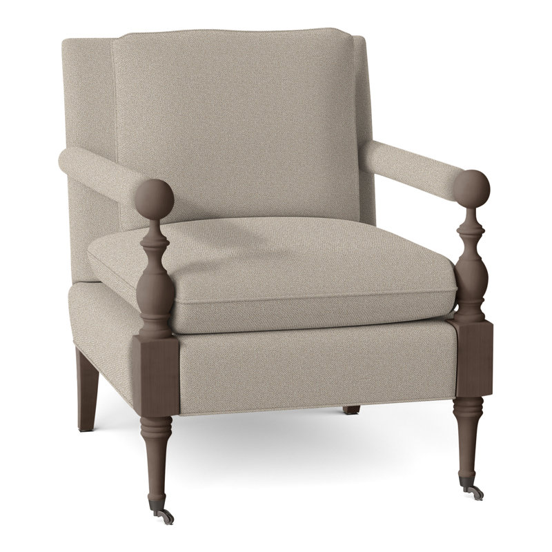 Fauteuil Leslie, Sable 9508, Noisette
