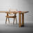 Practical White Oak Solid Wood Rectangular Desk-2106779111