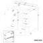 Meuble-lavabo 36 po sans lavabo, base d'armoire seulement, six tiroirs, diviseur de tiroir multifonctionnel, tablette réglable-206797643-206797641